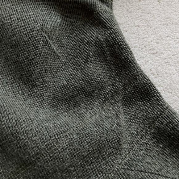 LL Bean Hooded Sweater Fleece Jacket PS Dark Green Petite Small 516747 - Picture 8 of 8